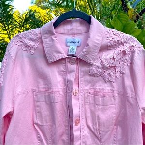 Peck peck denim blazersize XL